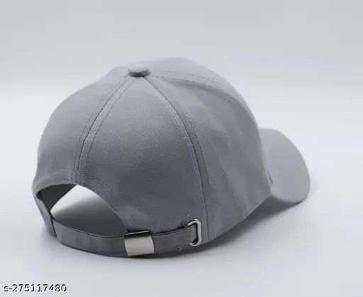 Stylish cotton baseball cap and black sleeve set - sun-protected, adjustable, and solid design for men and boys