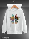 Women's cotton-blend fleece full sleeve jumper (S), printed pattern, suitable for all body types, ideal for winter wear