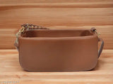 Brown leather purse with multiple card slots