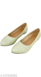 Gold animal print mesh ballerinas for women - slip-on, featuring sizes IND-3 to IND-8. Made in India