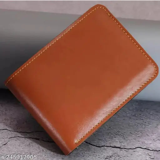 Faux leather slim wallet for man, genuine and stylish, free size (11cm x 8cm), branded leather purse for men, made in India