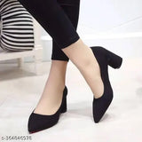 Black bellies sandals women & girls, suede colorblocked sandals for fashion and ease, sleek design with non-slip sole