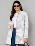 eWools Printed Round Neck Casual Women Sweater