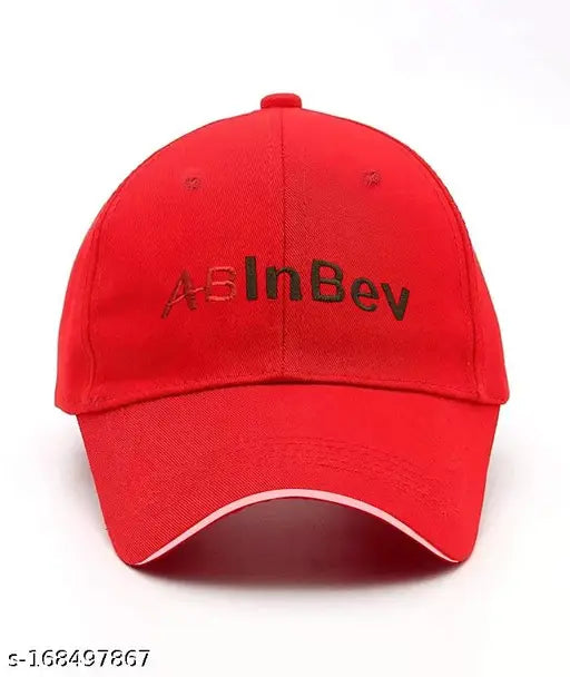 Embroidered cotton baseball cap, free size for men & women, India origin