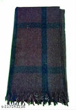 Heavy woolen checkered fleece blanket by ShivEnterprises - perfect for winter or donations