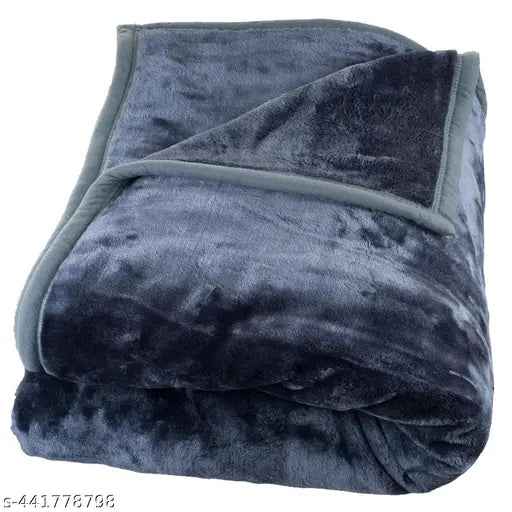 Fleece double bed kambal blanket for winter, warm and cozy home comfort