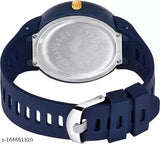 Stylish red Linkin Park net back cap combo with round dials and silicon strap - versatile casual/formal watch for men & boys (2pcs)