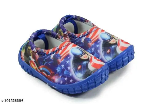Colorful slip-on sneakers for boys and girls, ages 1 to 5 years