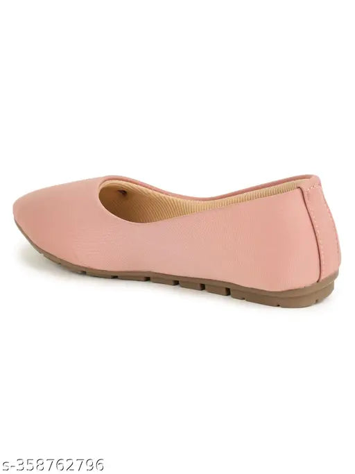Synthetic leather Moonwalk ballet flats, slip-on style in multiple sizes for women, perfect for casual outings