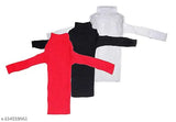 Woolen multi-color baby sweater set (3Month - 3years), high neck, long sleeves for both boys and girls