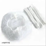 First Care White Disposable Non-Woven Bouffant Cap, pack of 100