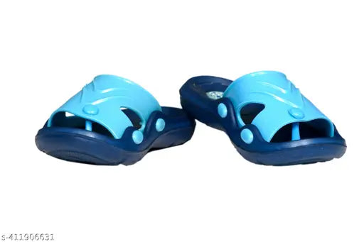 EVA slippers for kids - Lightweight daily wear, water-friendly, solid pattern, suitable for ages 2.5-9 years (India)