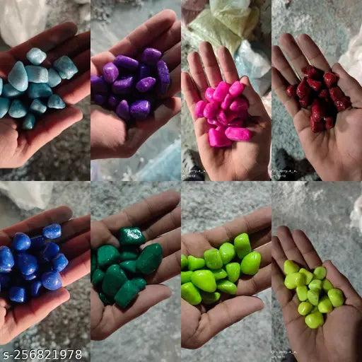 Multi-colored pebble pack for plants and pots, 5kg all purpose, India origin