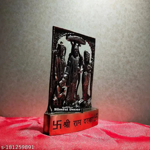 Metal Diwali Ganesha, Lakshmi, Saraswati idols - Traditional Indian deity figures for religious puja