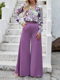 Lycra printed net Urbane Feminine Women's jumpsuit with long sleeves, stylish fit for S, M, L, XL sizes (India)