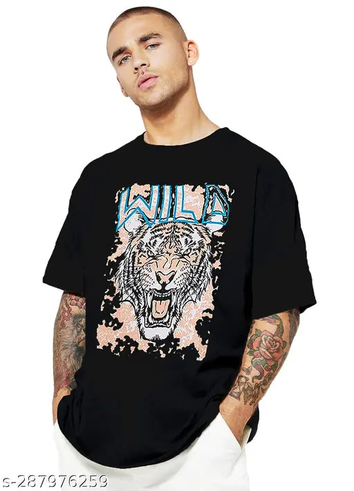 Premium cotton blend oversized half sleeve combo T-shirt pack of 2, size options available