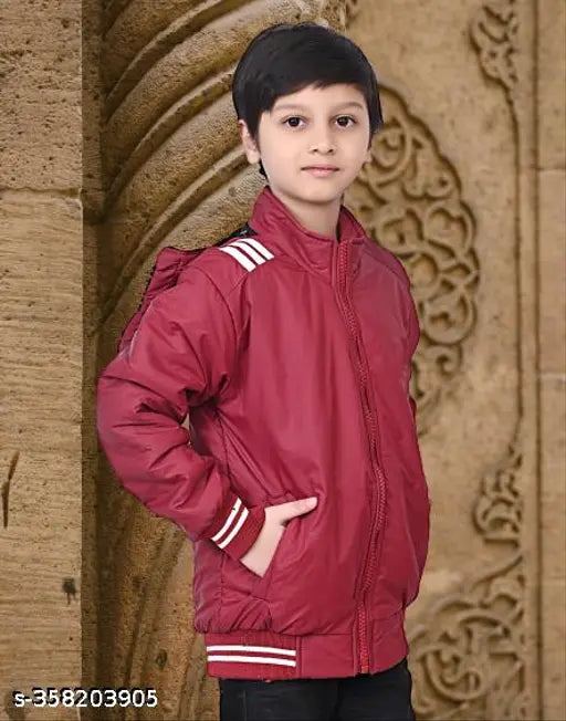 Black cotton boys special butter jacket