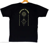 Black Spunky Monkey graphic print round neck 100% pure cotton t-shirt for men, high-quality PC sinker fabric, made in India
