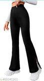 Black leggings for women, slim fit sport lower, party wear, dress pants, gym wear, yoga pants, Plazo brand, knee length
