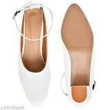 Synthetic leather Karaddi Bellies Or Ballerina for Women and Girls comfortable partywear collage office shoe with backstrap, available in various sizes from IND-3 to IND-7. Indian origin