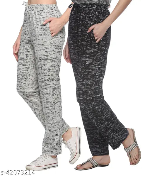 Dark grey printed joggers, women's sportswear