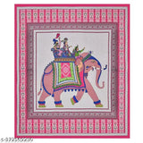 180 tc Pure Jaipuri Double bed Cotton Bedsheet Combo of 1 Bedsheet And 2 Complementary Pillow Cover