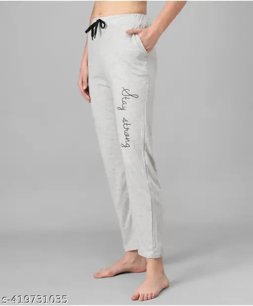 Women's cotton drawstring pants