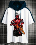 Polycotton Freefire Max Gamers round neck t-shirt, short sleeves, printed design. Refresh wardrobe with CANIS apparel." (109 characters)