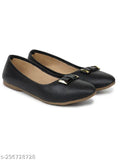 Skywalk synthetic ballet flats for women, closed back, solid pattern, bellies sandals