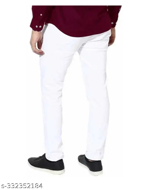 Solid denim men's jeans MEN JENA S, size 28/30/32/34/36 for a classic fit from India