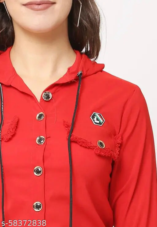 Solid net long sleeve jacket, MEETNEX brand from India