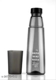 Multicolor KIP SIP 1000ml Pet Water Bottle Set of 4, BIS/ISI certified, leak-proof, plastic, travel-friendly