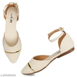 Synthetic embellished ballet flats, "DINO-SHU" women's shoes for all ages, versatile design for college or evening wear
