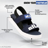 Kids' casual sports sandals with beads technology sole and memory foam insole, for running walking and playing