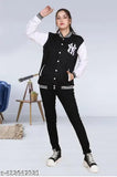 Stylish printed fleece winter essential jacket for women, L size, ideal for cold weather