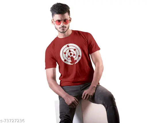 Premium quality bio-washed Naruto t-shirt, featuring Itachi & Sharingan design by Indian brand Roach Paper