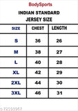 White sports jersey with visible text, suitable for football, cricket, and gym wear.
