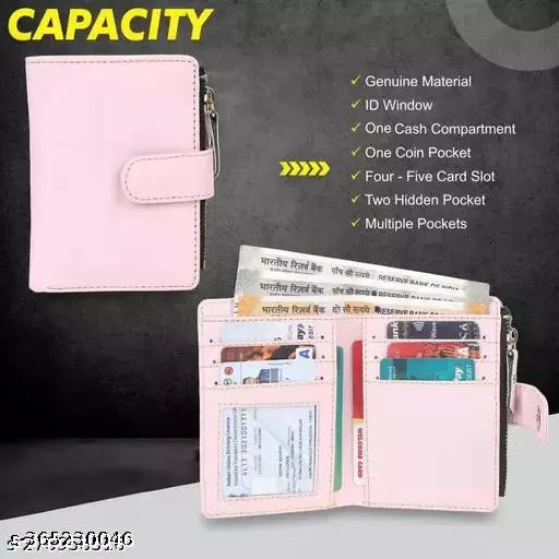 Faux leather casual-formal clutches for ladies. Solid net, 2 compartments, free size (12cm x 10cm). Elegant design, premium twist lock, hand wallet
