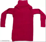 Winter woolen striped high neck sweaters for babies multipack of 4 (sizes: 0-1yr, 1-2yr, 2-3yr, 3-4yr) - Indian cotton blend