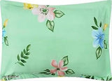 Glace cotton floral fitted double bedsheet (72x78 inches with 6 inch mattress), ideal for summer, adult use