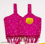 Embellished semistitch kid's net lehenga, sleeveless blouse & dupatta set, Indian designer fashion for ages 6 months to 14 years