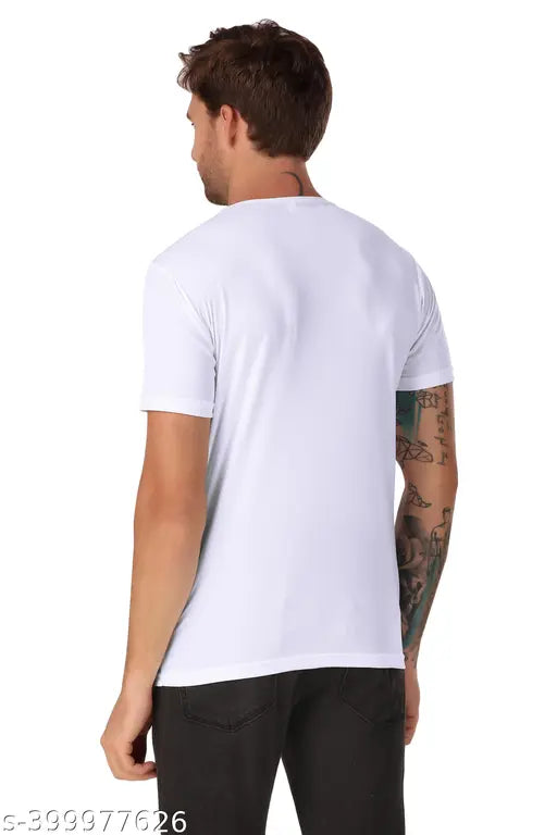 Bhimrao Ambedkar printed white polyester t-shirt for men and boys under 99-199, Indian patriotic clothing on chest
