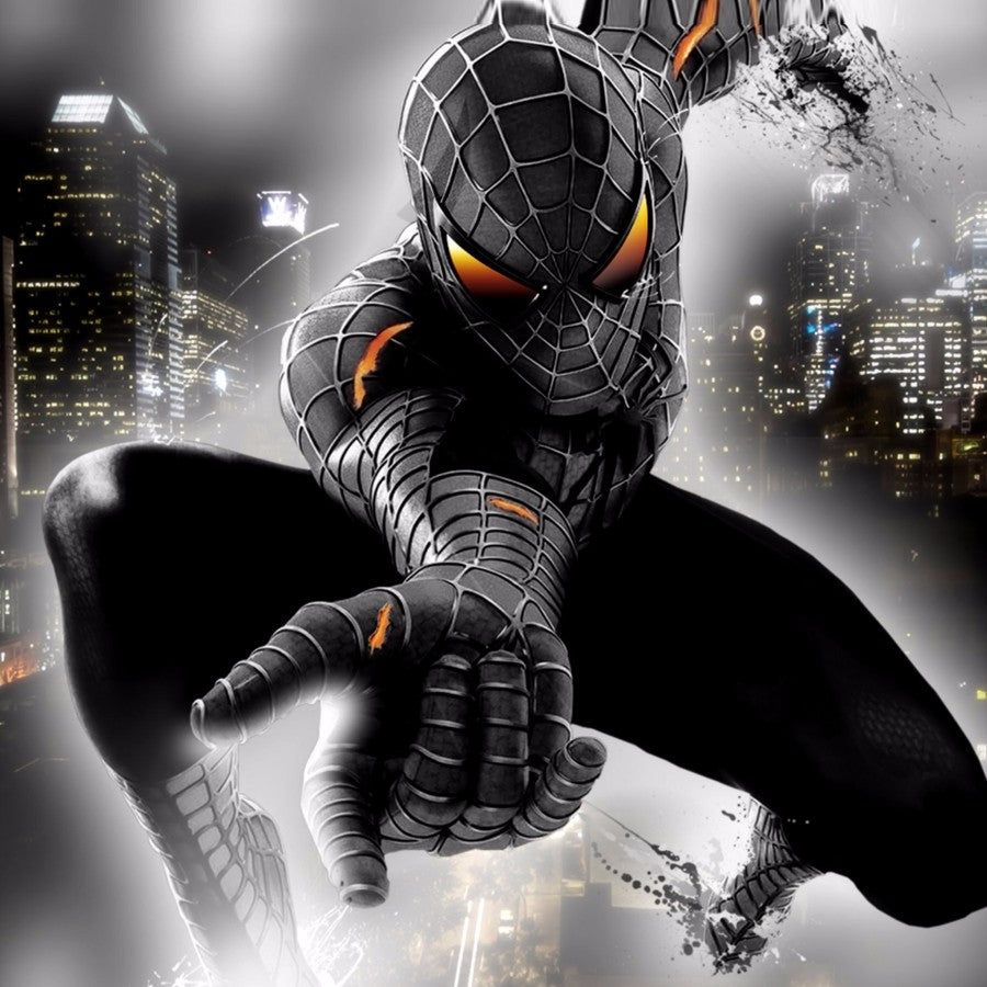 Black Spider Man Mobile Case Cover - GillKart