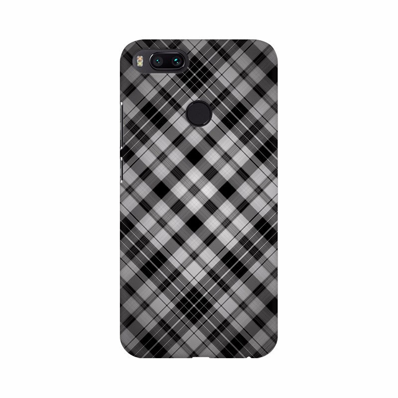 Black and white neet Texture Design Mobile Case Cover - GillKart