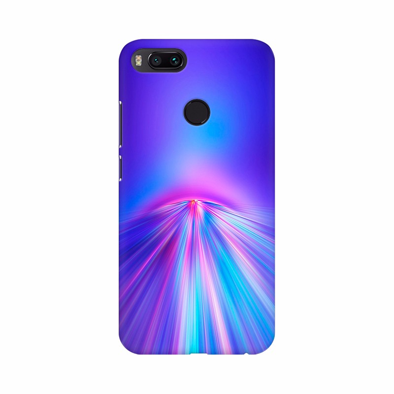 Blue Lighting Rays Mobile Case Cover - GillKart