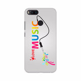 Love Music Colorful Text Mobile Case Cover - GillKart