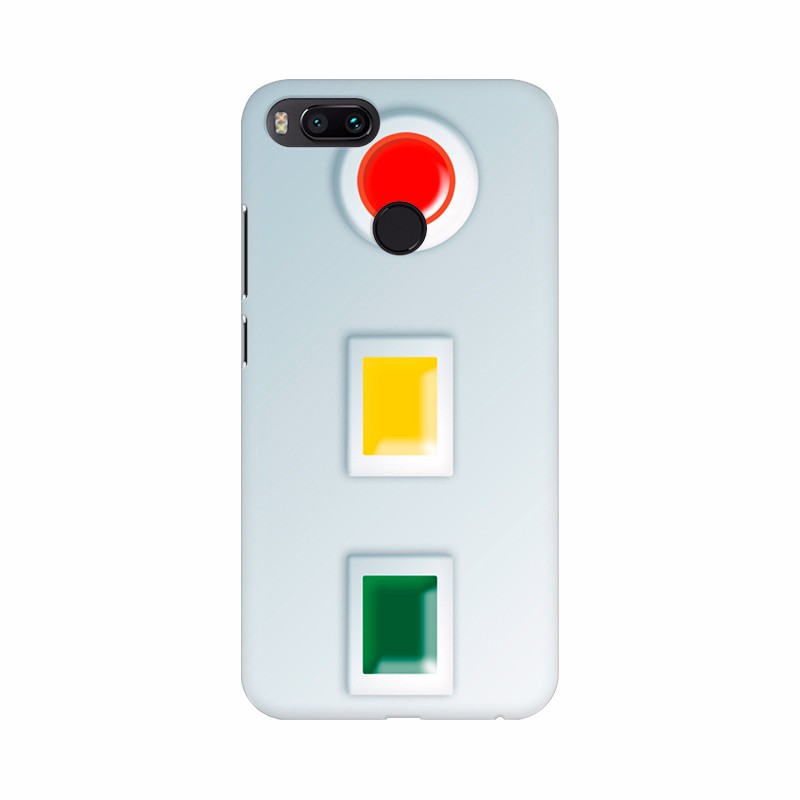 Signal Button Red, Orange and Green Mobile Case Cover - GillKart