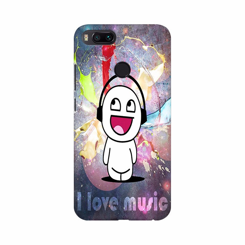 I love Music Be happy Mobile Case Cover - GillKart