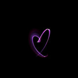 Purple color Heart Symbol Mobile Case Cover - GillKart