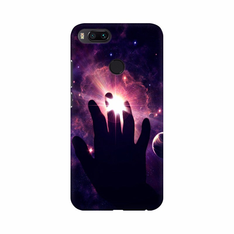 Right Hand in space Mobile case cover - GillKart